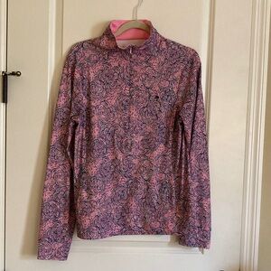 Lilly Pulitzer Pink and Blue Floral Jacket